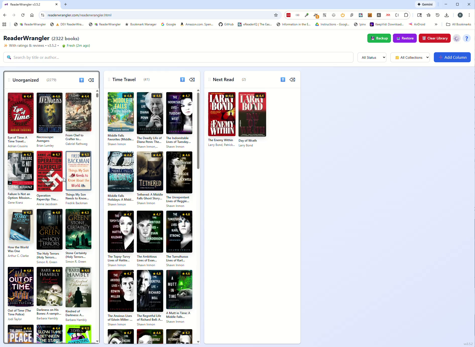 ReaderWrangler 10-minute walkthrough